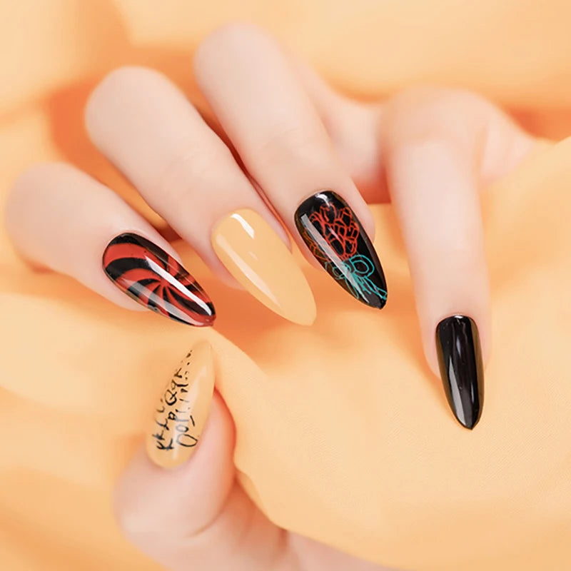 Nail Art Stamping Gel Polish: Colorful Special Paints for Steel Plate Printing & Phototherapy Transfer Nail Art