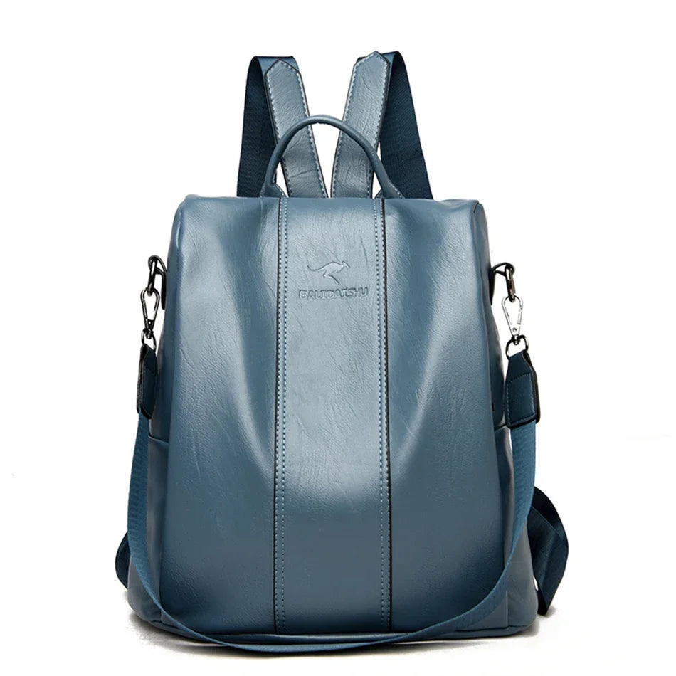 Ladies Travel Backpack Mochila Feminina Anti Theft Sac Women Leather Backpack High Quality Bagpack School Bags for Teenage Girls