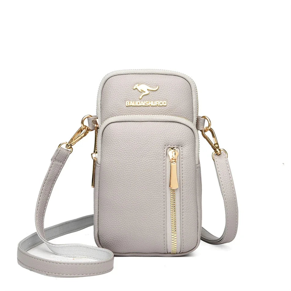 Ladies New Trendy Pu Leather Shoulder Bags Luxury Designer Simple Small Purse Handbags for Women Fashion Messenger Bags Sac