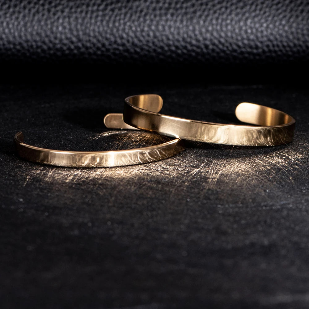 Stainless Steel Bracelet Cuff Bracelets Bangles Men Bracelets Opening Bangles Geometric Simple Designs Jewelry