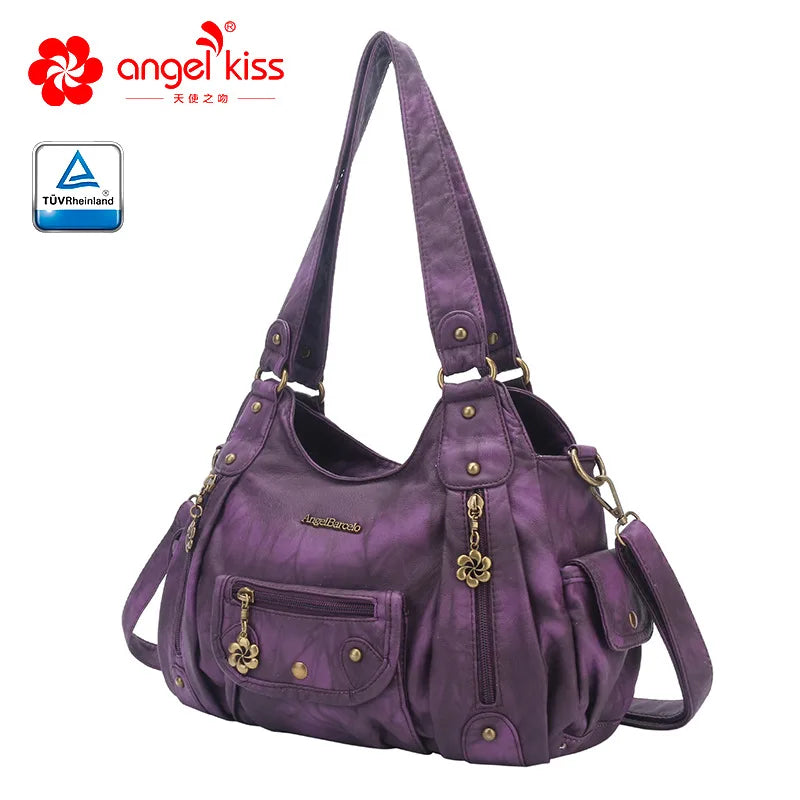 Ladies Hand Bags for Women Pu Casual Single Shoulder Crossbody Bag Multifunctional Purses and Handbags Повседневная Сумка