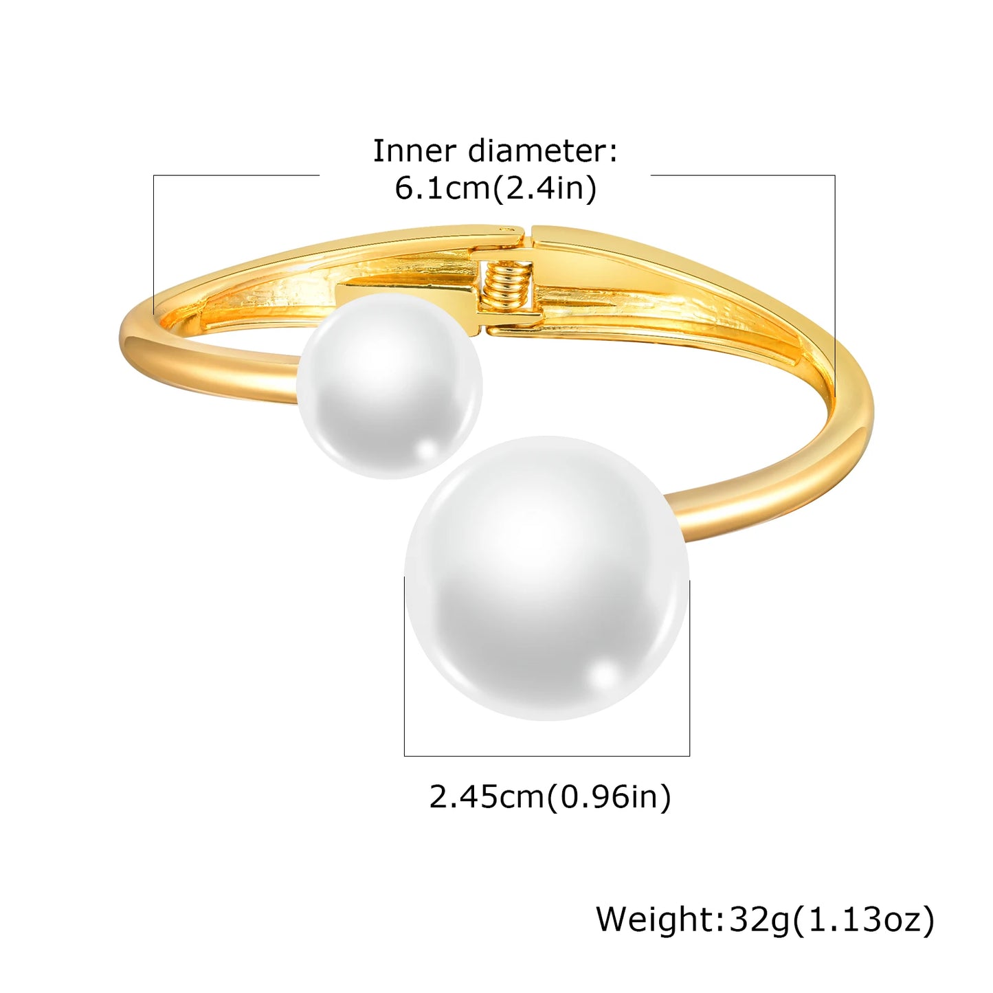Simple Geometric Openable Chunky Bangles for Women, Statement Wrist Bracelet, Gold Plated Party Stackable Jewelry