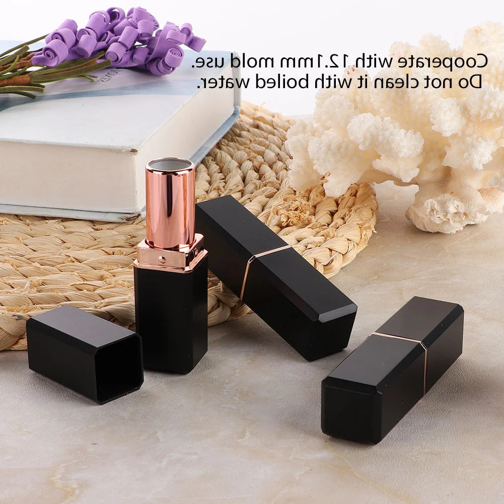 10Pcs DIY Cosmetic Tube Lipstick Tube Lipstick Container DIY Cosmetic Lipstick Empty Tubes Self Made Lipstick Containers Tubes