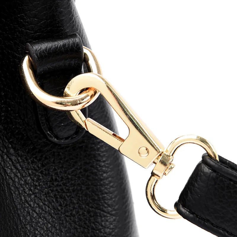 Ladies Casual Big Bags 2023 New Style Ladies Bags Fashion Handbags Solid Color Leather Ladies Bags Designer Style Women's Bags