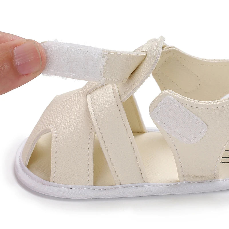 Baby First Walkers Baby 0-18 months Boy Girl Slippers Toddler Kids Nursery School Summer New Leather Shoes