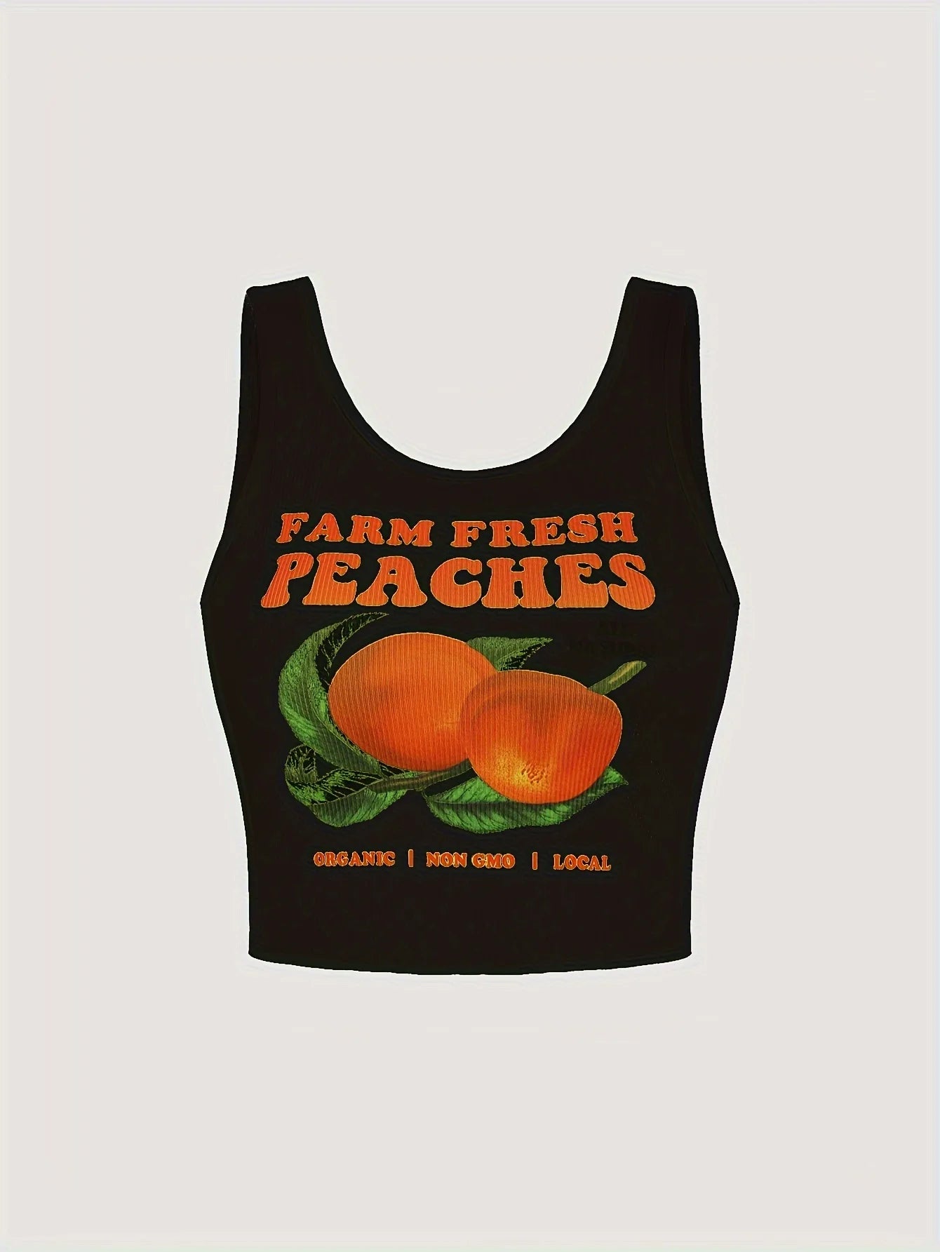 2024 new fashion ladies y2k cherry print casual vest ladies