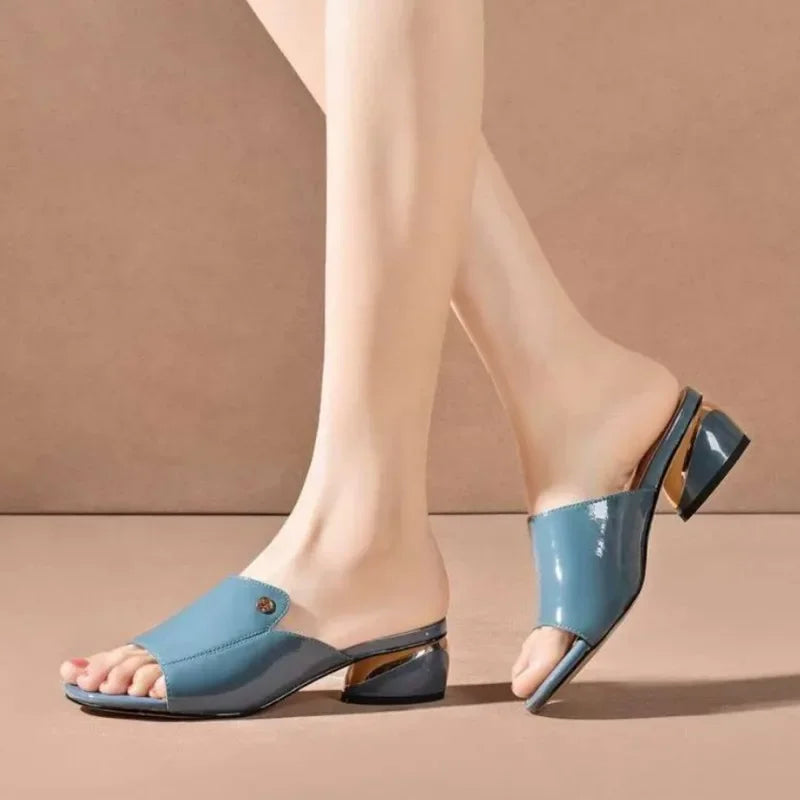 Woman Slippers Fashion Sandals Open Toe Shoes for Women Outside Slides Designer Luxury Chic and Elegant Shoe Wholesale Unique 39