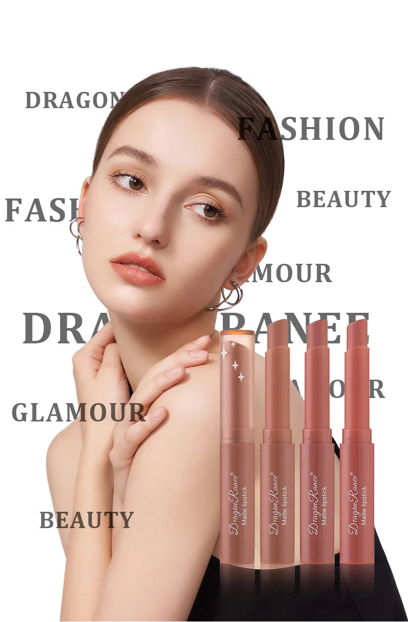 Dragon Ranee Crayon Lipstick Matte Lipstick Pencil Slant Lipstick Nude Soy Lipstick