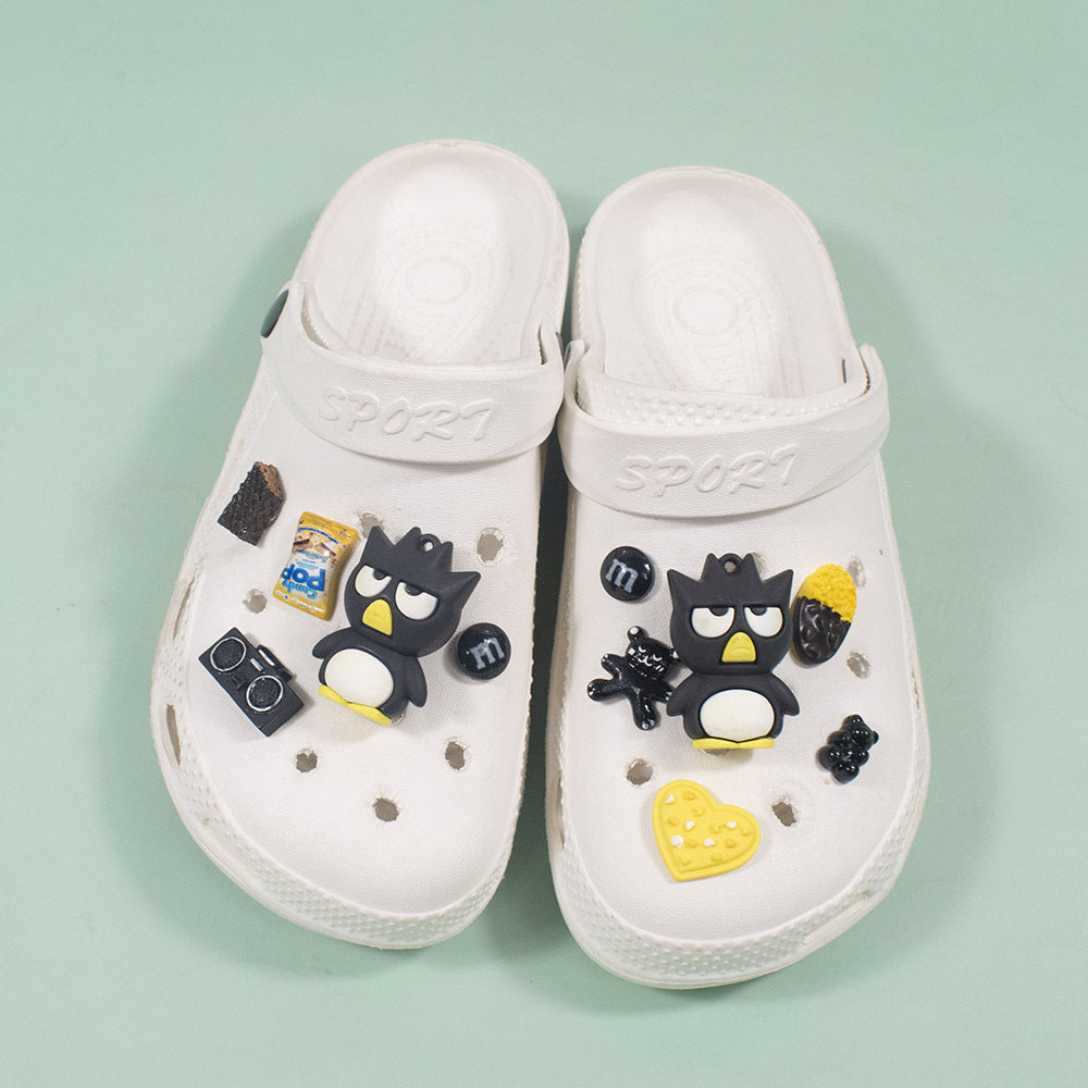 Sanrio Hello Kitty Croc Charms Kawaii Kuromi Shoe Buckle Accessories Girl Slippers DIY Decorations for Croc Jibz Bracelets Gift