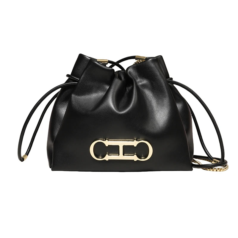 CH Casual Style Daily Ladies Small Bag Premium Sense Ladies Commuter Bag High Quality Solid Colour Design Ladies Shoulder Bag
