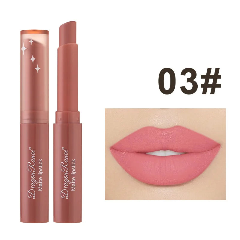 Dragon Ranee Crayon Lipstick Matte Lipstick Pencil Slant Lipstick Nude Soy Lipstick