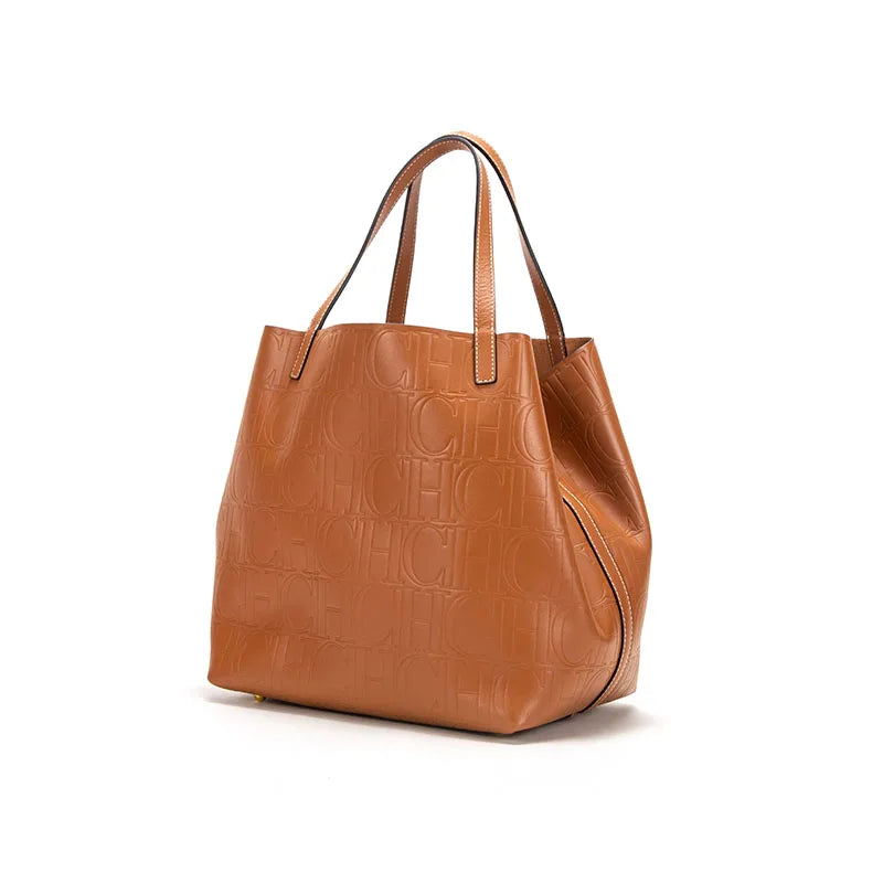Ladies Handbag Solid Color Elegant Large Capacity Classic Retro Fashion Simple Versatile Exquisite Beautiful Ladies Shoulder Bag