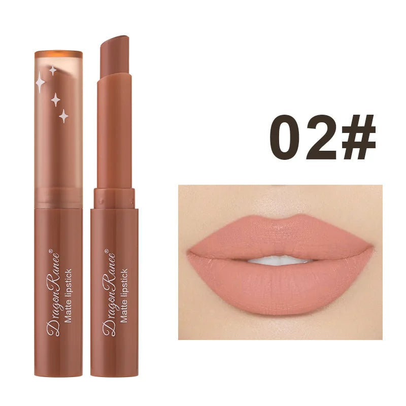 Dragon Ranee Crayon Lipstick Matte Lipstick Pencil Slant Lipstick Nude Soy Lipstick