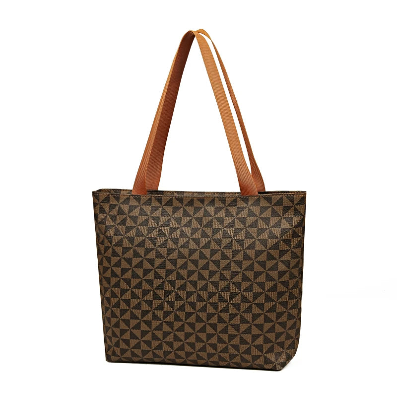 Ladies' high-end handbags - plain tote bags - fashionable cross-body bags - essential for shopping - suitable for all seasons.