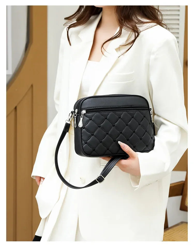 Ladies' High-end and Exquisite 2025 Summer New Women's Messenger Bags Versatile Foreign Trade Crossbody Small Square Bags