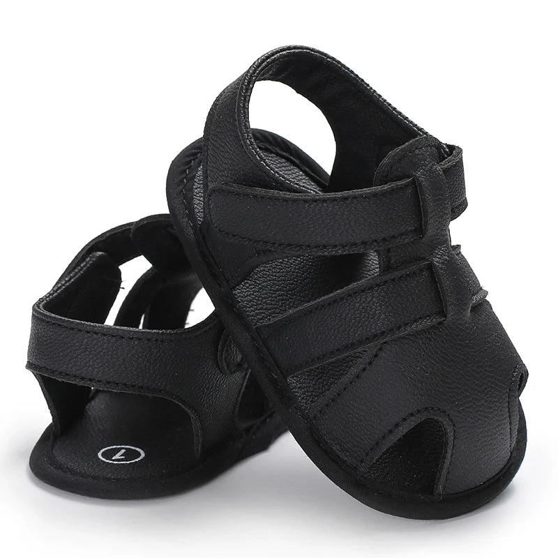 Baby First Walkers Baby 0-18 months Boy Girl Slippers Toddler Kids Nursery School Summer New Leather Shoes