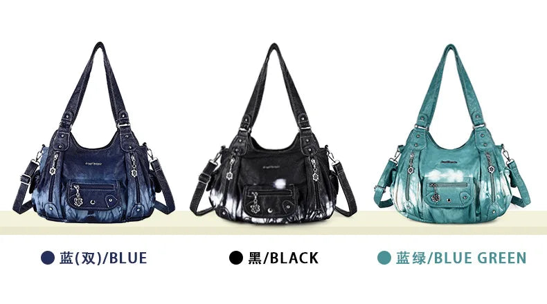 Ladies Hand Bags for Women Pu Casual Single Shoulder Crossbody Bag Multifunctional Purses and Handbags Повседневная Сумка