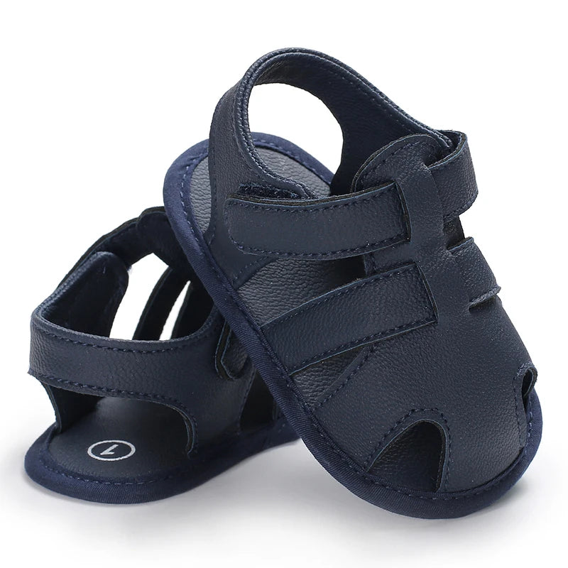 Baby First Walkers Baby 0-18 months Boy Girl Slippers Toddler Kids Nursery School Summer New Leather Shoes