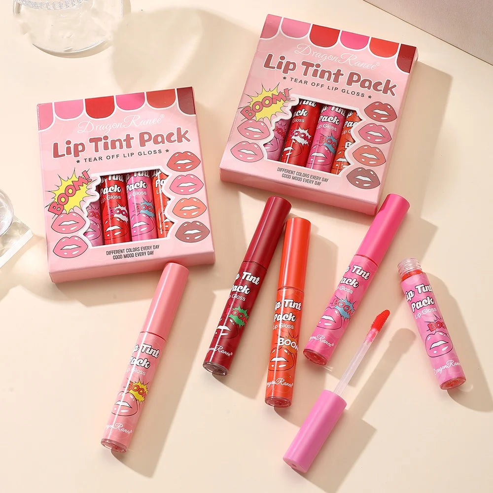 Tear off lipstick lipstick moisturizing and moisturizing lipstick lipstick film Tear off lipstick lipstick waterproof and color fast lipstick lipstick case