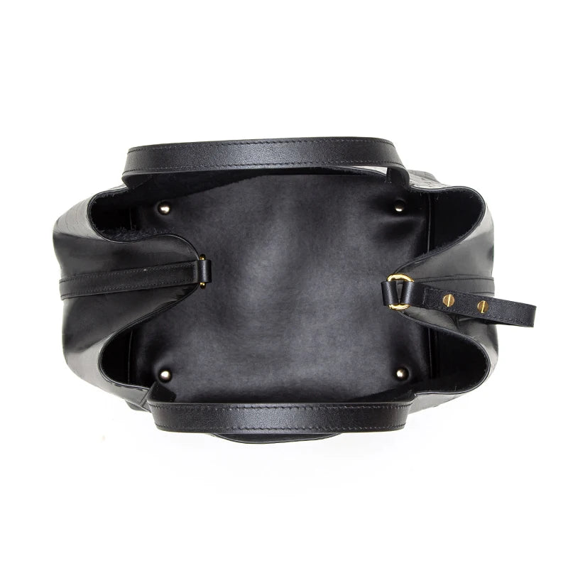 Ladies Handbag Solid Color Elegant Large Capacity Classic Retro Fashion Simple Versatile Exquisite Beautiful Ladies Shoulder Bag
