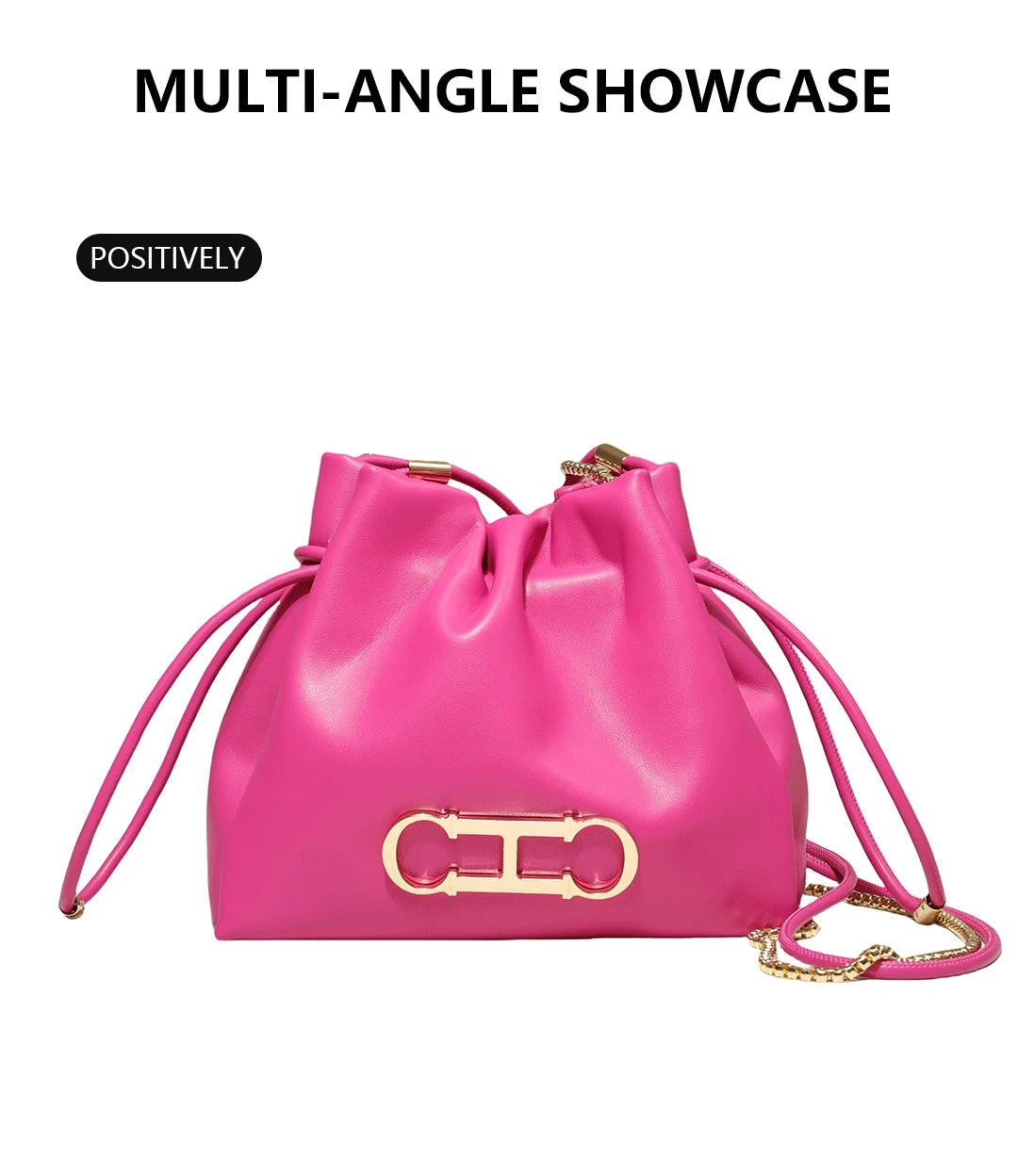 CH Casual Style Daily Ladies Small Bag Premium Sense Ladies Commuter Bag High Quality Solid Colour Design Ladies Shoulder Bag