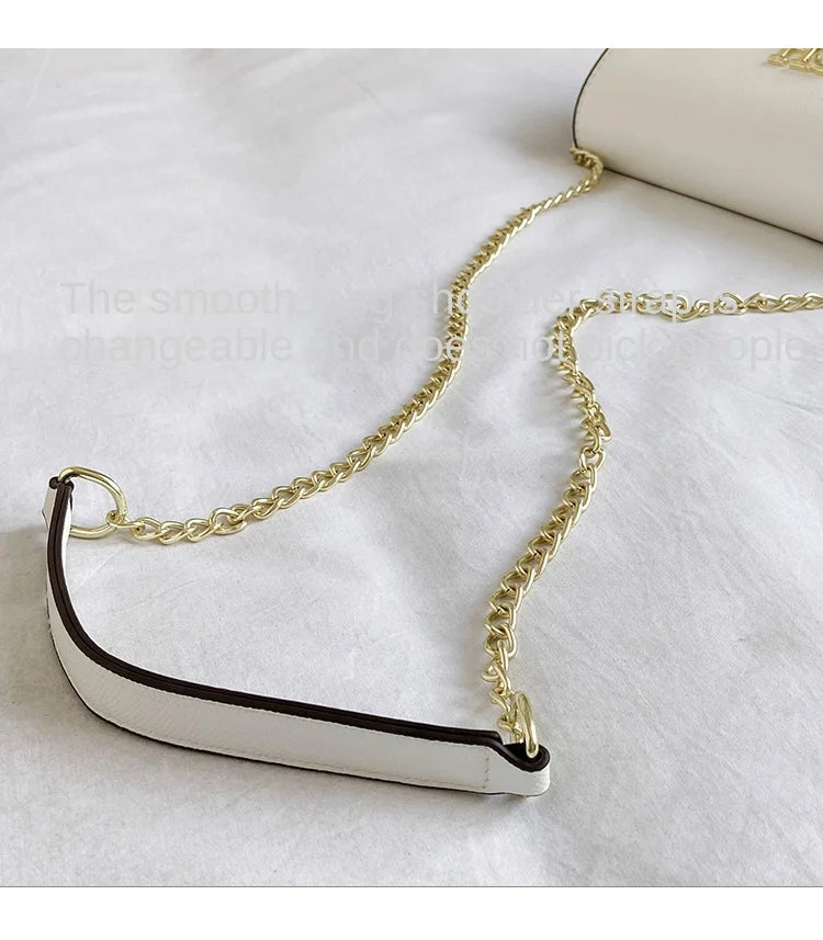 CH Multi Embossed Ladies Handbag Classic Ladies Crossbody Bag Ladies Shoulder Bag Fashion Luxury Brand Pure Color Design