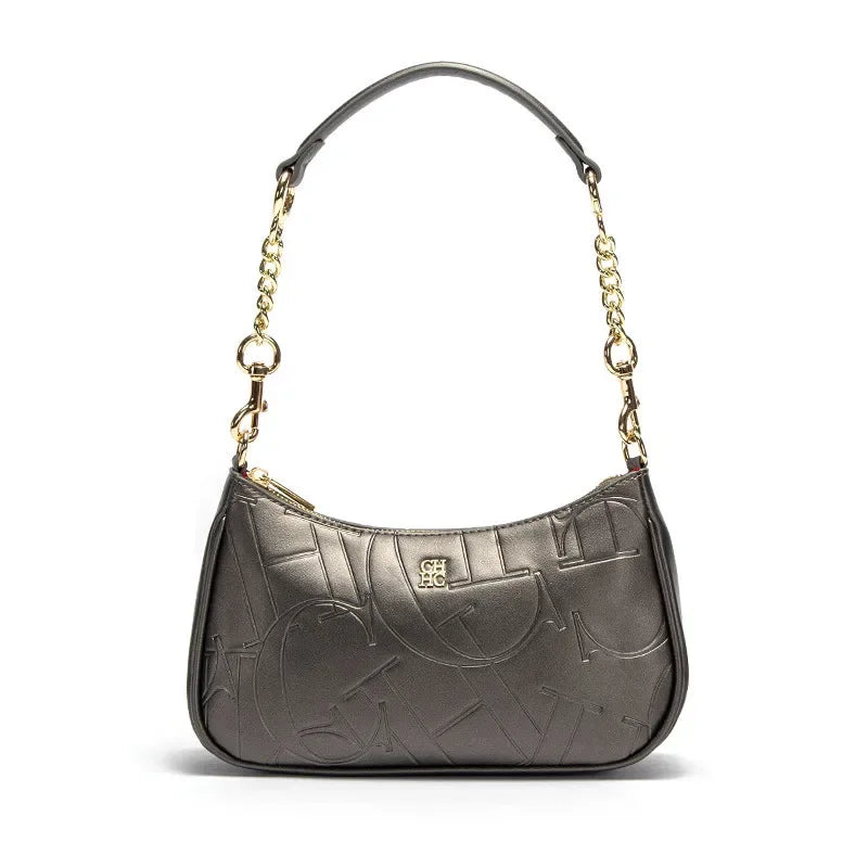 CH Ladies Handbag Business Luxury Brand Fashion Classic Retro Design Ladies New Printed Pattern High Quality Ladies Armpit Bag