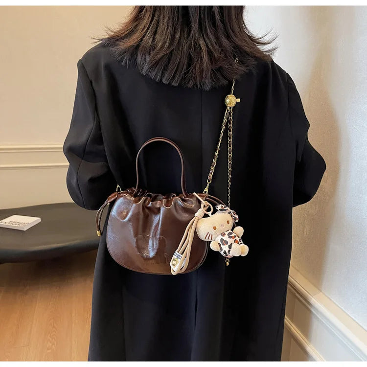 Ladies 2025 Designer Cloud Bag Pleated Chain Crossbody Bag Luxury Convertible Shoulder Bag Event