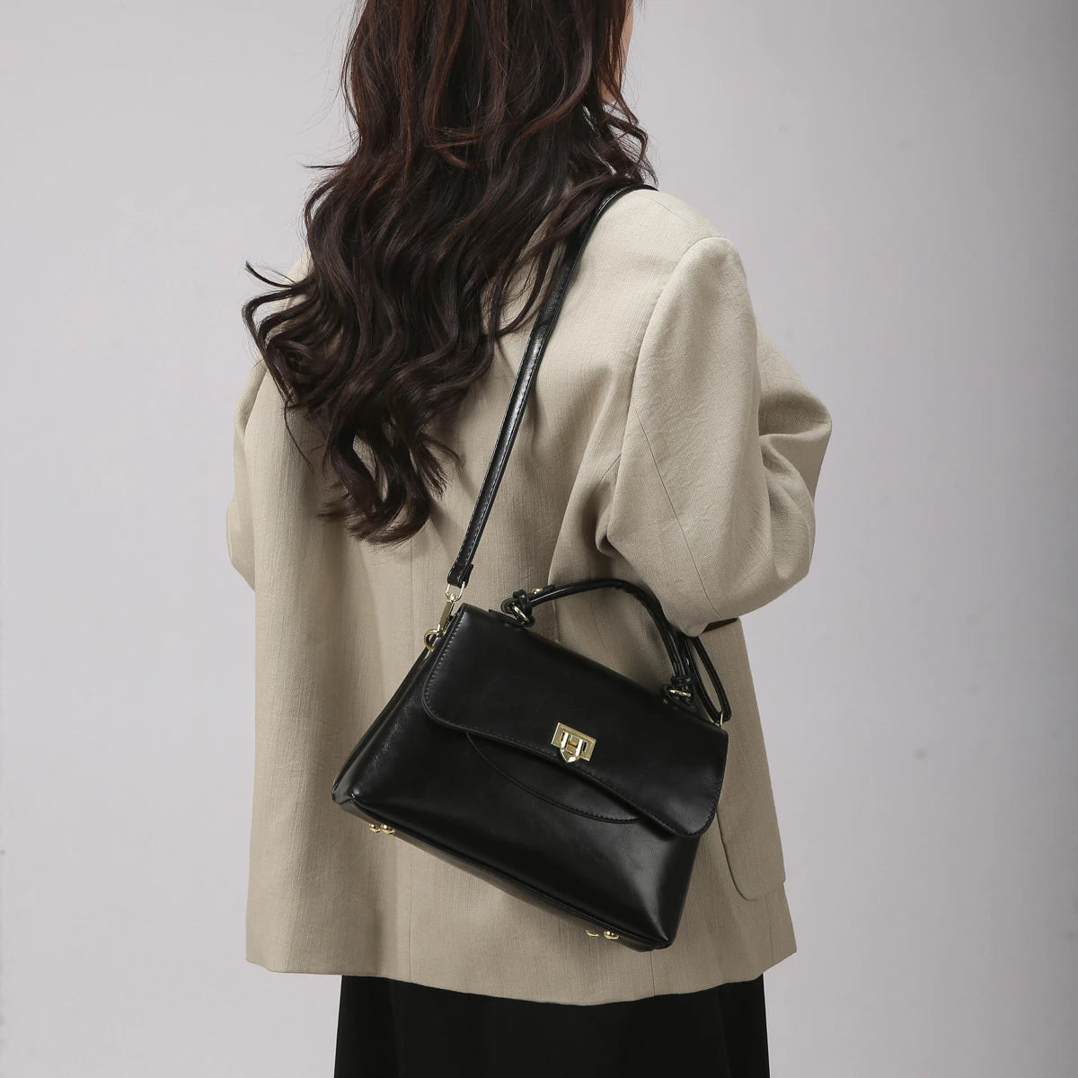 ladies handbags. Luxury 3-Piece PU Leather Women's Bag Set - Shoulder/Crossbody/Tote, Waterproof & Durable, Multi-Color Options