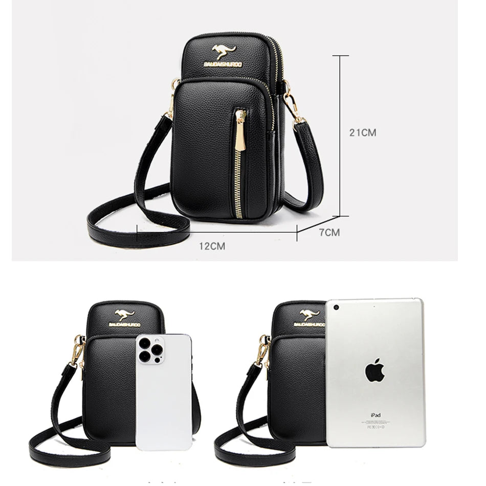 Ladies New Trendy Pu Leather Shoulder Bags Luxury Designer Simple Small Purse Handbags for Women Fashion Messenger Bags Sac