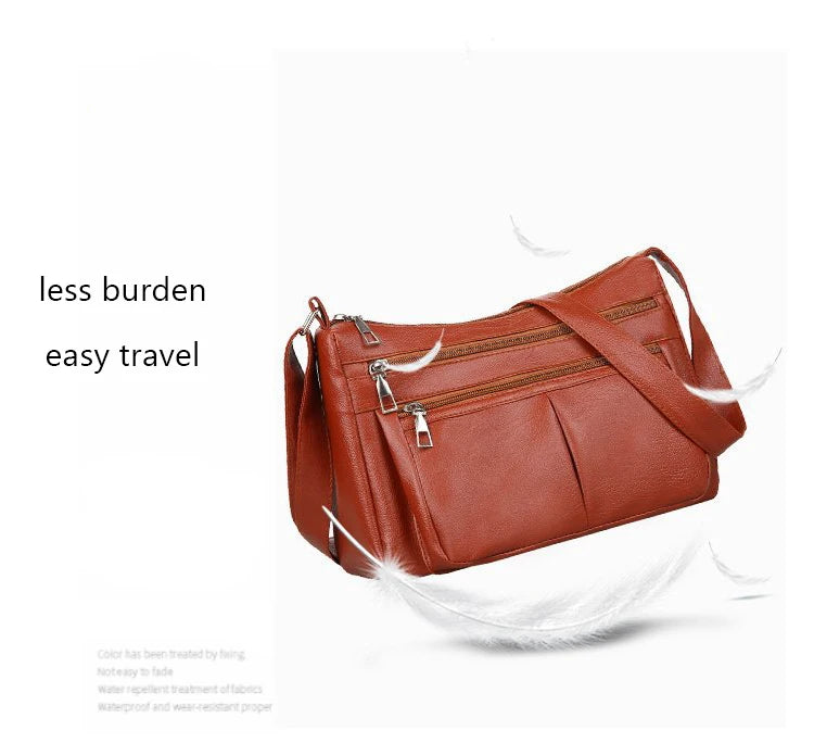 Women's Bag 2025 Trend Korean Handbags Designer Luxury Brand Ladies Shoulder Bags Soft Leather Fashion Versatile Crossbody Bag