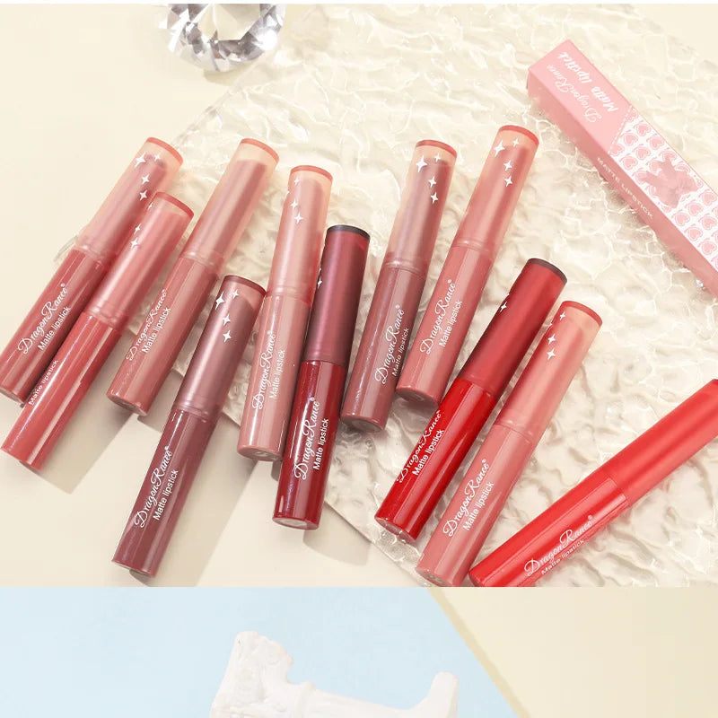 Dragon Ranee Crayon Lipstick Matte Lipstick Pencil Slant Lipstick Nude Soy Lipstick