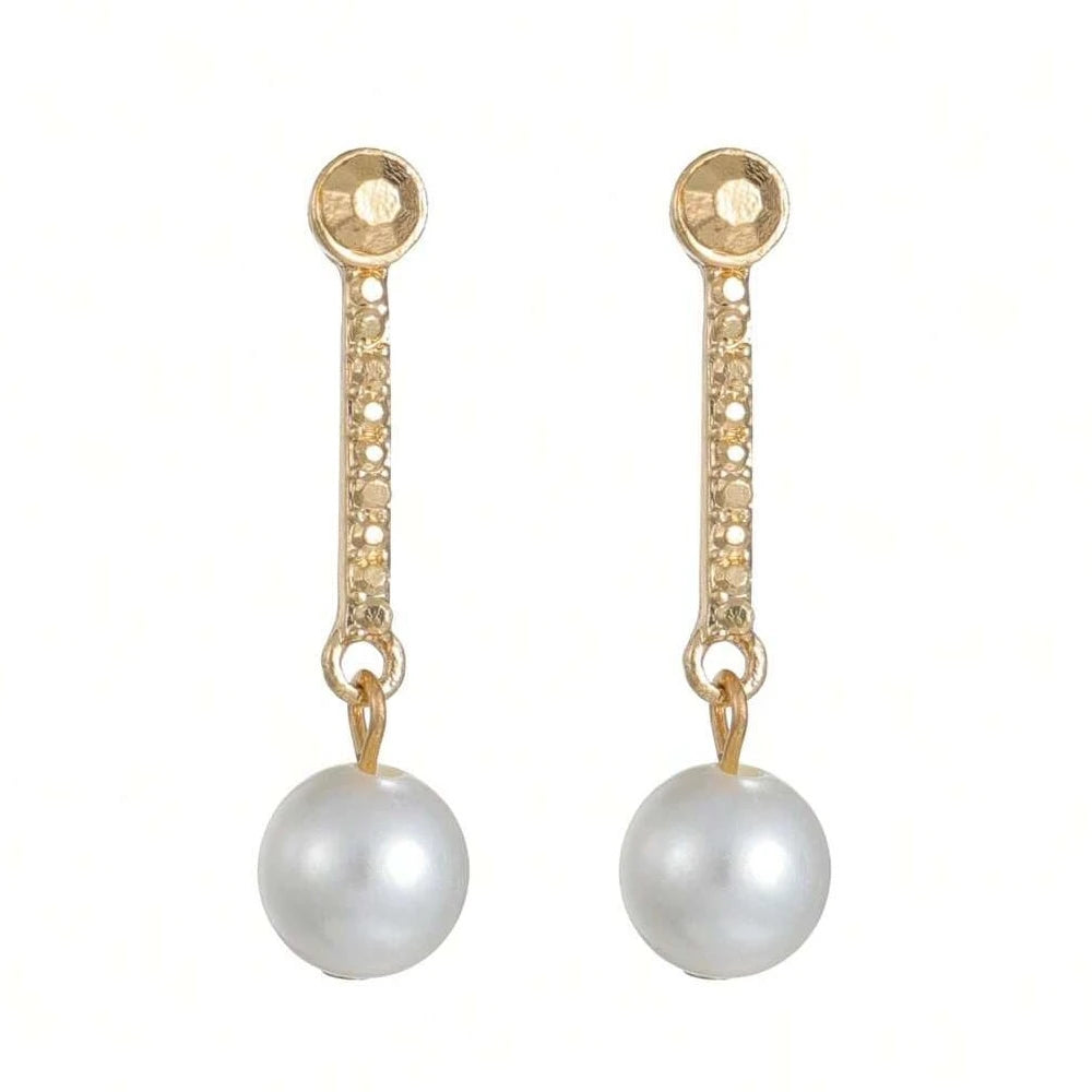New Fashionable Bridal Jewelry Set Elegant Handmade Imitation Pearl Beaded Necklace And Earrings For Women Wedding Accessories