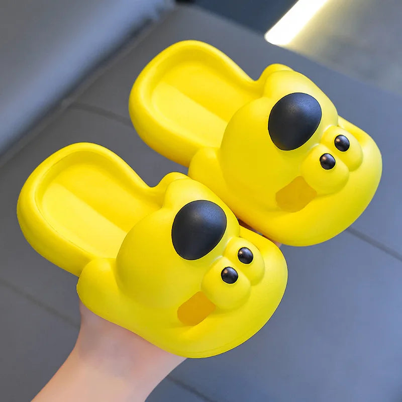Summer Children's Boy Girl Slippers Cartoon Dog Sandals Anti-Slip Kid Shoes Soft Sole Baby Slippers Indoor Hole Shoes A1219