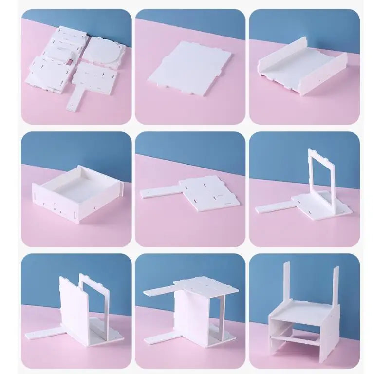 Makeup Organizer Large Capacity Cosmetic Storage Box Drawer Storage Jewelry Box Desktop NailPolish Makeup Container With Mirror