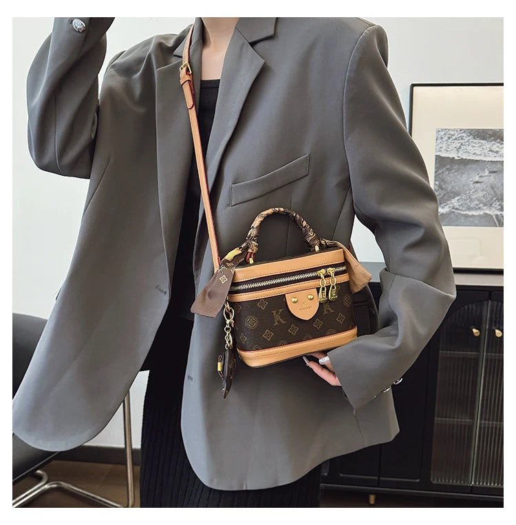 Spacious Leather Tote Bag For Ladies Luxury Designer Inspired Handbag Women Work Travel Essential Classic Bag