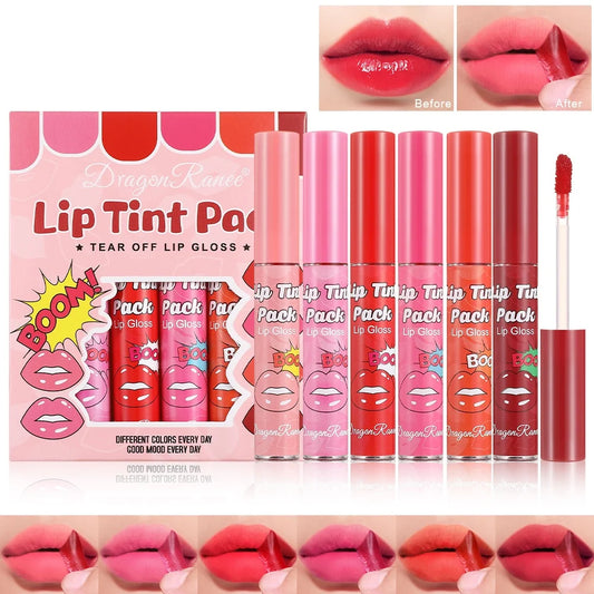 Tear off lipstick lipstick moisturizing and moisturizing lipstick lipstick film Tear off lipstick lipstick waterproof and color fast lipstick lipstick case