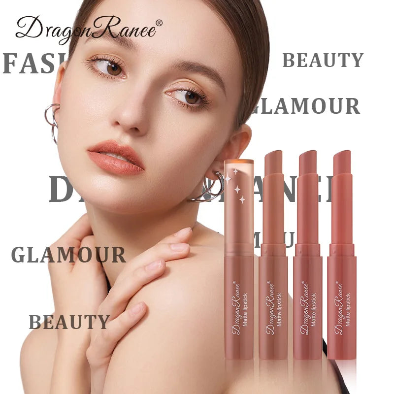 Dragon Ranee Crayon Lipstick Matte Lipstick Pencil Slant Lipstick Nude Soy Lipstick