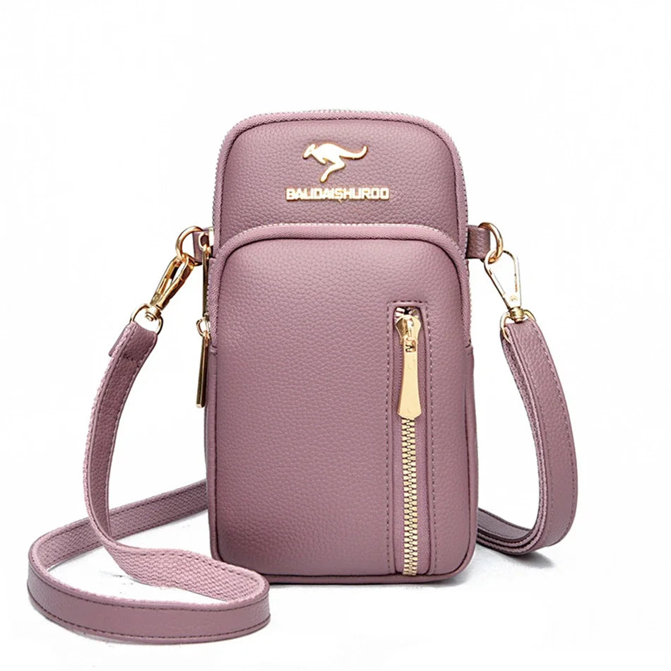 Ladies New Trendy Pu Leather Shoulder Bags Luxury Designer Simple Small Purse Handbags for Women Fashion Messenger Bags Sac