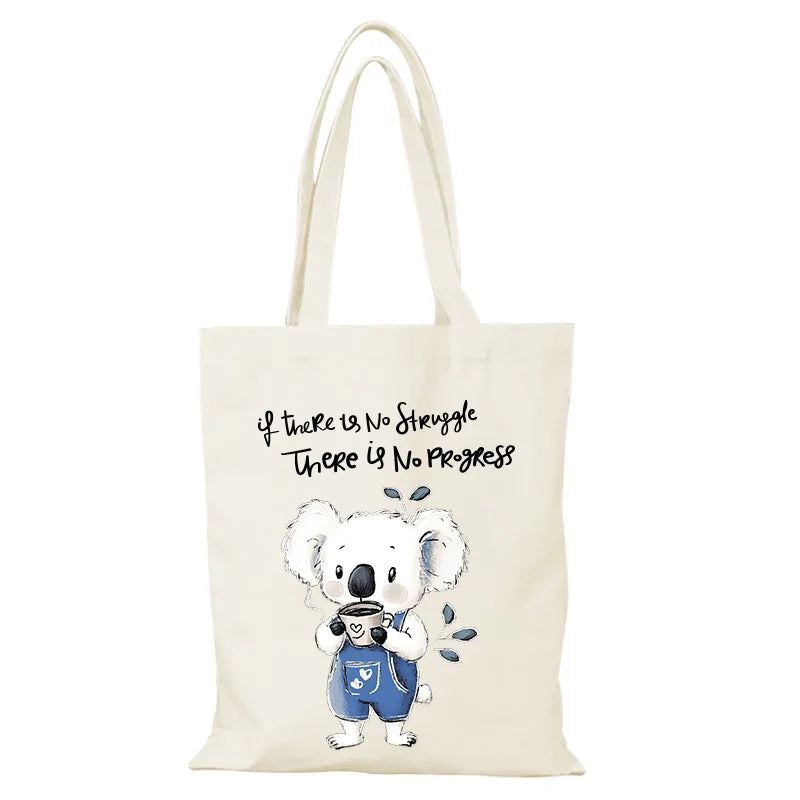 Lady Bags Cute New Handbags Leisure the Tote Bag Women's Shopping Bag Eco Shopper Beach Cloth Canvas Handbag Shoulder Foldable