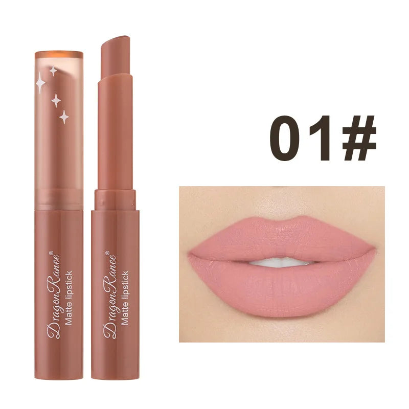 Dragon Ranee Crayon Lipstick Matte Lipstick Pencil Slant Lipstick Nude Soy Lipstick