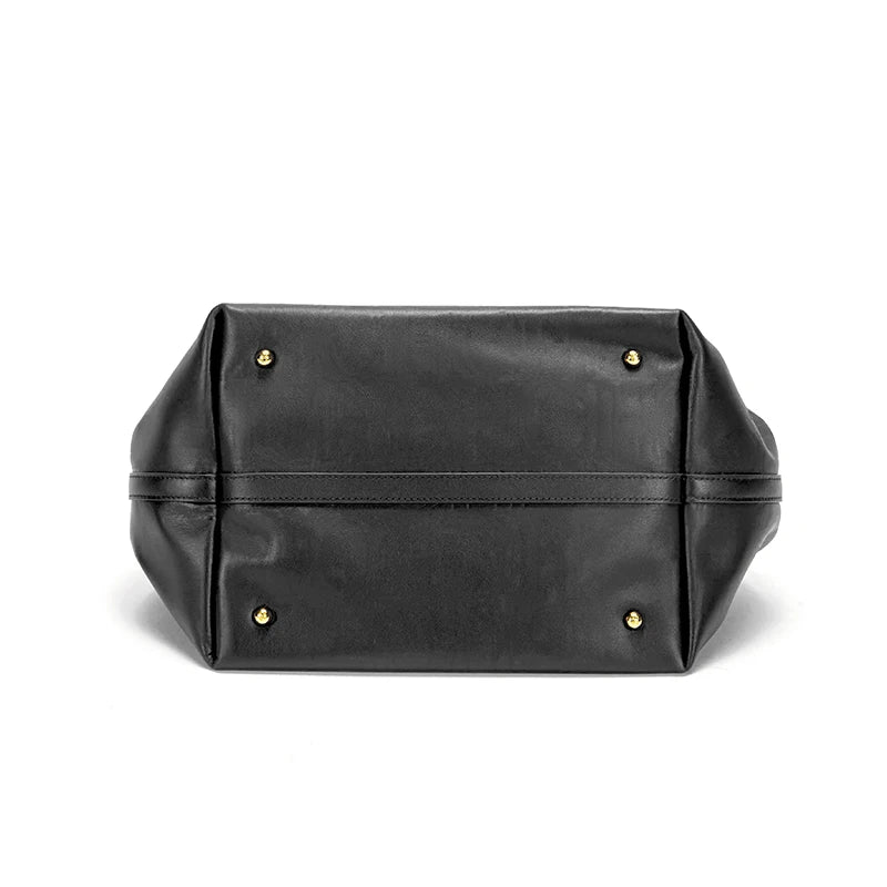 Ladies Handbag Solid Color Elegant Large Capacity Classic Retro Fashion Simple Versatile Exquisite Beautiful Ladies Shoulder Bag