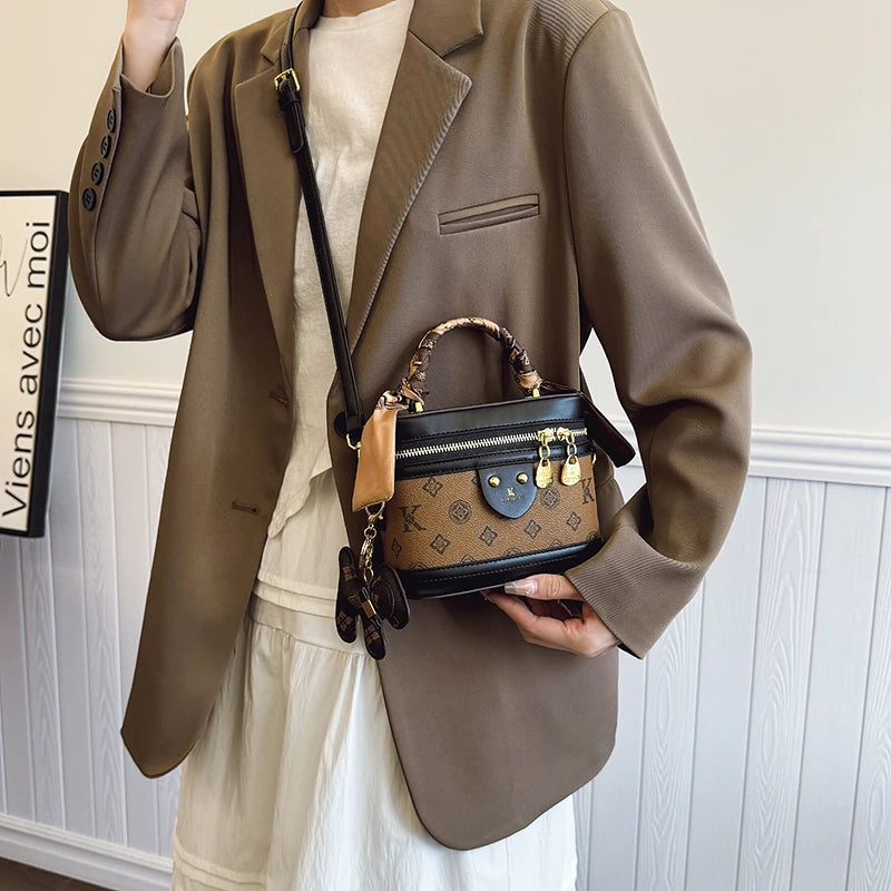 Spacious Leather Tote Bag For Ladies Luxury Designer Inspired Handbag Women Work Travel Essential Classic Bag