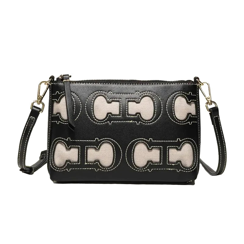 CH Fashion Hollow Design Ladies Crossbody Bag Simple Versatile Style Ladies Shoulder Bag Daily Commuter Ladies Bags