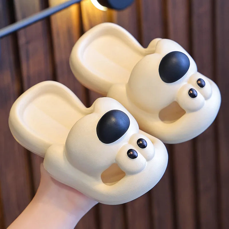 Summer Children's Boy Girl Slippers Cartoon Dog Sandals Anti-Slip Kid Shoes Soft Sole Baby Slippers Indoor Hole Shoes A1219
