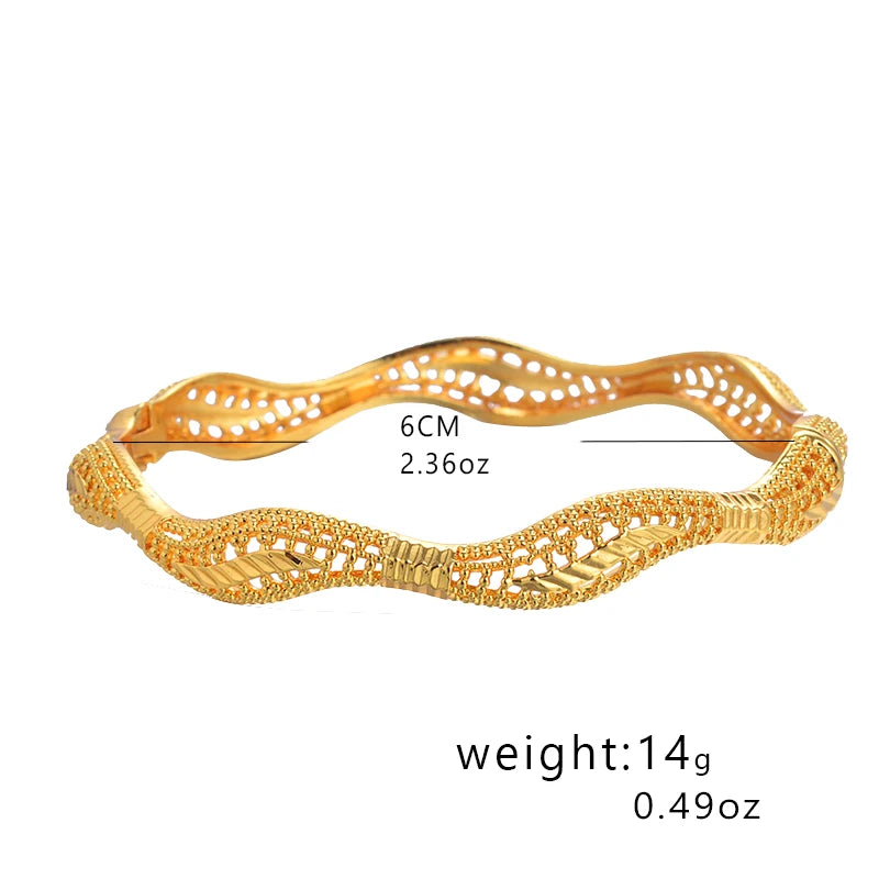 24k Bangles Girls Dubai Gold Color Turkish Egyptian Algeria Indian Moroccan Saudi Gold Color Bangles Kids Bangles Jewelry