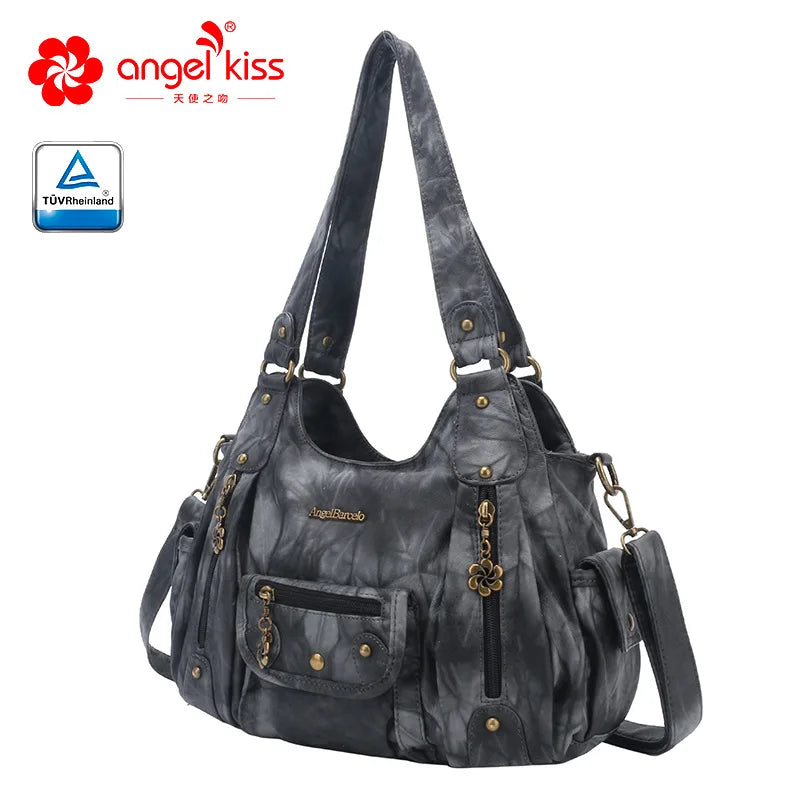 Ladies Hand Bags for Women Pu Casual Single Shoulder Crossbody Bag Multifunctional Purses and Handbags Повседневная Сумка