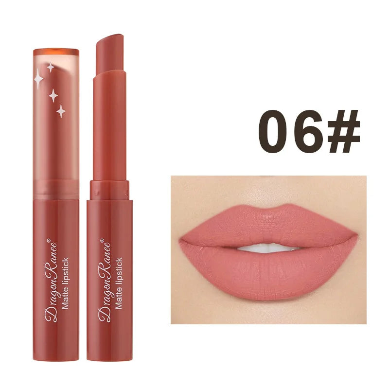 Dragon Ranee Crayon Lipstick Matte Lipstick Pencil Slant Lipstick Nude Soy Lipstick