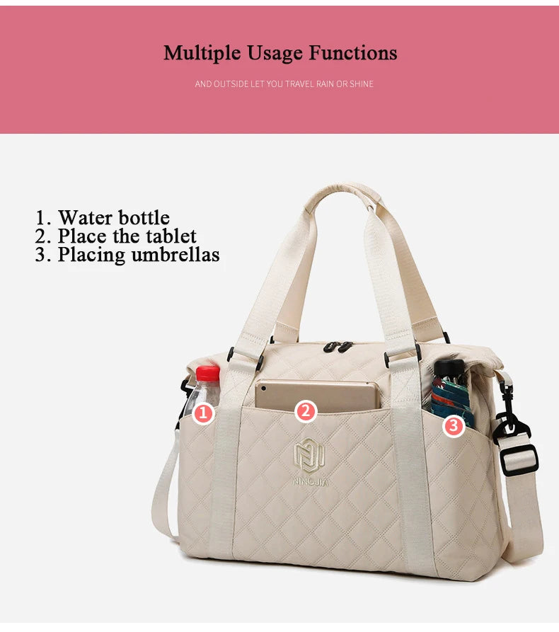 Sport Bags For Women Handbag Nylon New Luggage Bags For Women Crossbody Bag Men's Travel Bag Casual Ladies Fashion Shoulder Bag