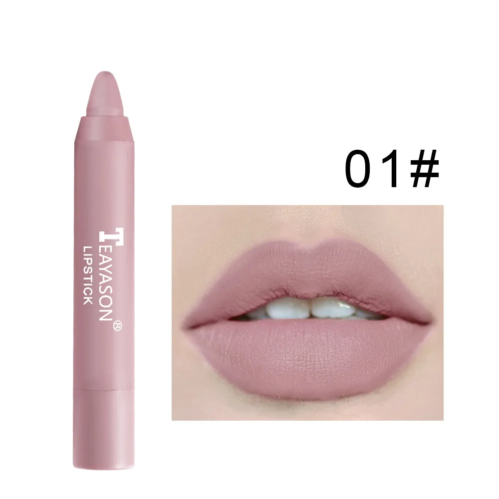 Matte velvet lipstick does not fade, does not stick to cup lipstick lipstick moisturizing lipstick pen nude earth red lipstick p